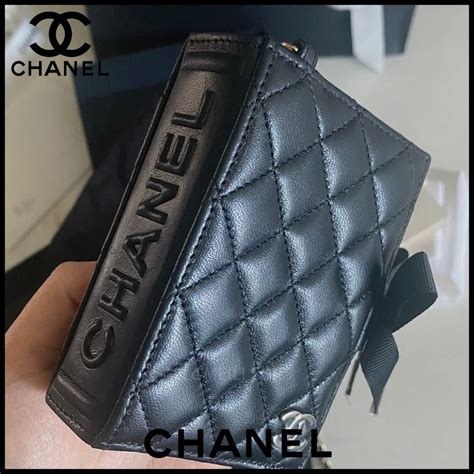 chanel book card holder|Chanel card holder men's.